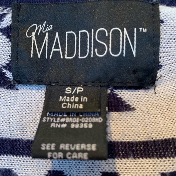 MIA MADDISON OPEN-FRONT HOODED CARDIGAN - Picture 5 of 5